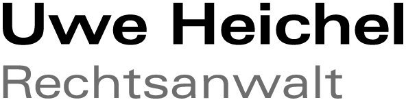 „Rechtsanwalt Uwe Heichel“-Logo, zur Startseite